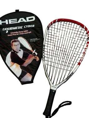 HEAD Liquidmetal Cyber Racquetball Adult Racquet & Case Jacek Huczek RARE!